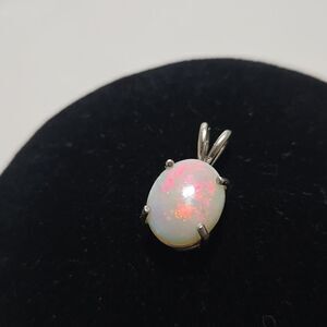14k Gold Opal Pendant